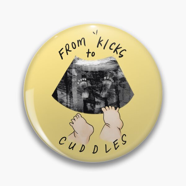 Item preview, From Kicks To Cuddles - Gold designed and sold by storkandpaper.