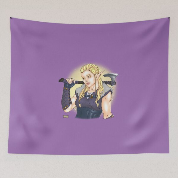 Item preview, Elf Warrior (Gold & Violet) designed and sold by DavidNeffArt.