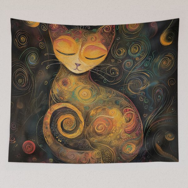 Item preview, Art Cat #64 designed and sold by ArtCatGallery.