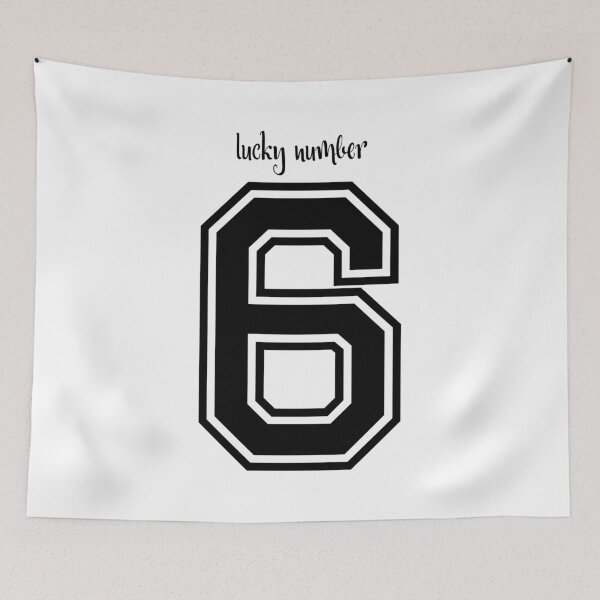 Item preview, Lucky Number 6 designed and sold by CoolYule.