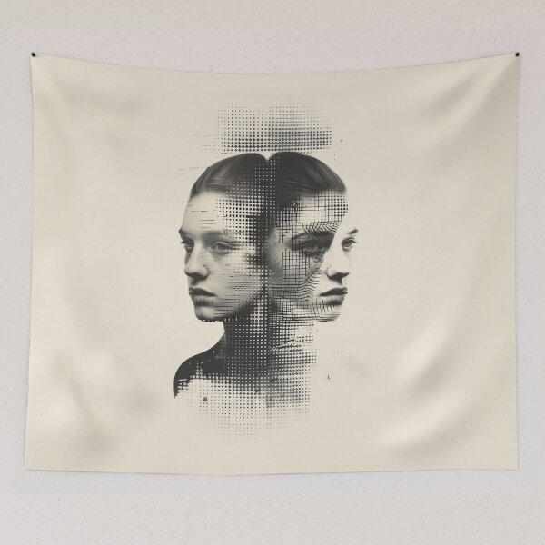 Item preview, Abstract Minimalist Duality designed and sold by Catloaf Art.