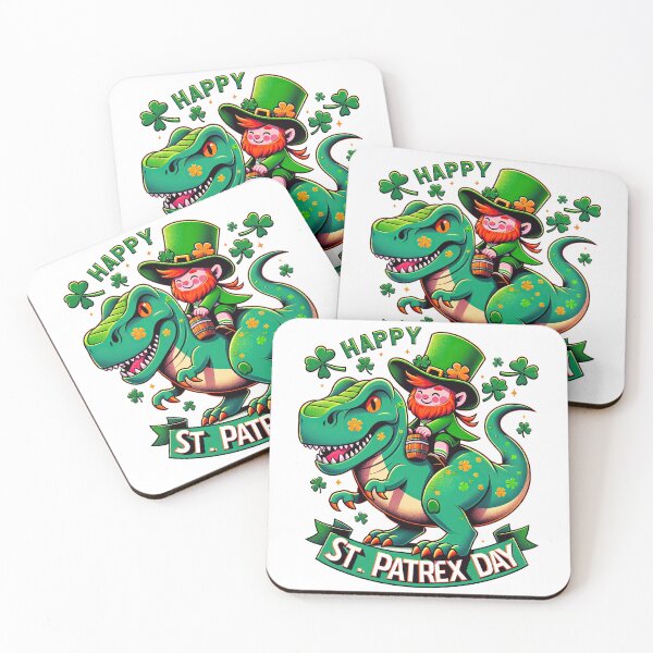 Item preview, St Patricks day boys kids Toddler funny Irish dinosaur Trex T-Shirt designed and sold by MAPDDesigns.
