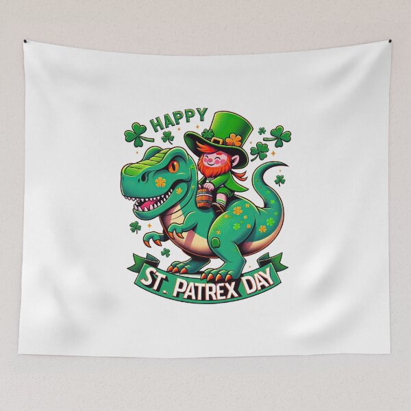 Item preview, St Patricks day boys kids Toddler funny Irish dinosaur Trex T-Shirt designed and sold by MAPDDesigns.