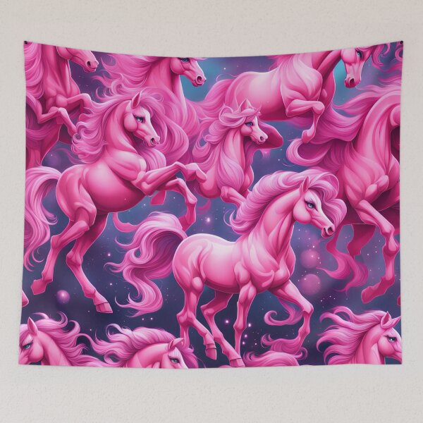 Item preview, Pink ponies designed and sold by Joanne Walsh.
