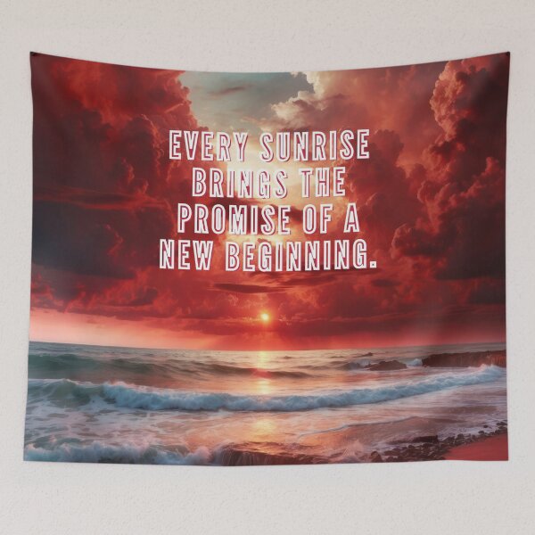 Item preview, Sunrise Serenity: Embracing New Beginnings designed and sold by RvinJo8.