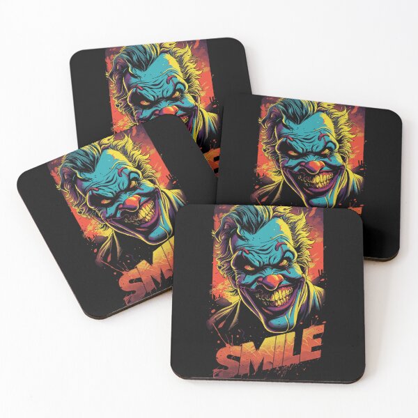 Item preview, Sinister Smile: Vibrant and Menacing Clown Illustration designed and sold by Joyfulimaginery.