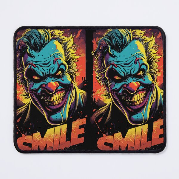 Item preview, Sinister Smile: Vibrant and Menacing Clown Illustration designed and sold by Joyfulimaginery.