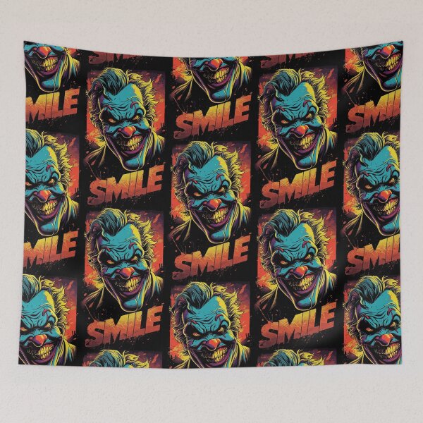 Item preview, Sinister Smile: Vibrant and Menacing Clown Illustration designed and sold by Joyfulimaginery.