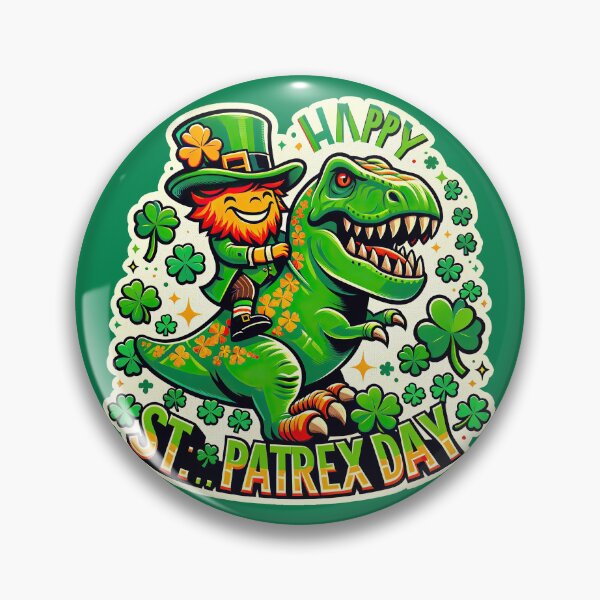 Item preview, St Patricks day boys kids Toddler funny Irish dinosaur Trex T-Shirt designed and sold by MAPDDesigns.