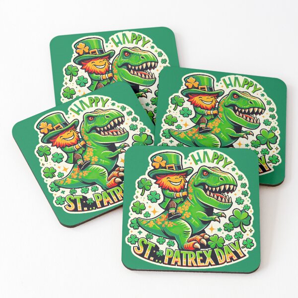 Item preview, St Patricks day boys kids Toddler funny Irish dinosaur Trex T-Shirt designed and sold by MAPDDesigns.