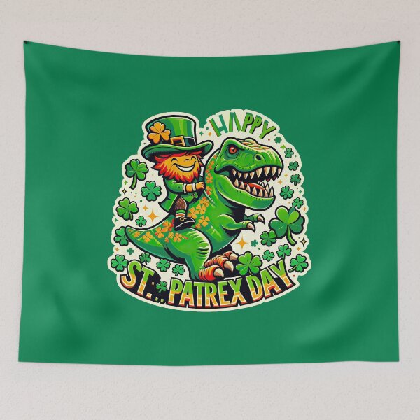 Item preview, St Patricks day boys kids Toddler funny Irish dinosaur Trex T-Shirt designed and sold by MAPDDesigns.