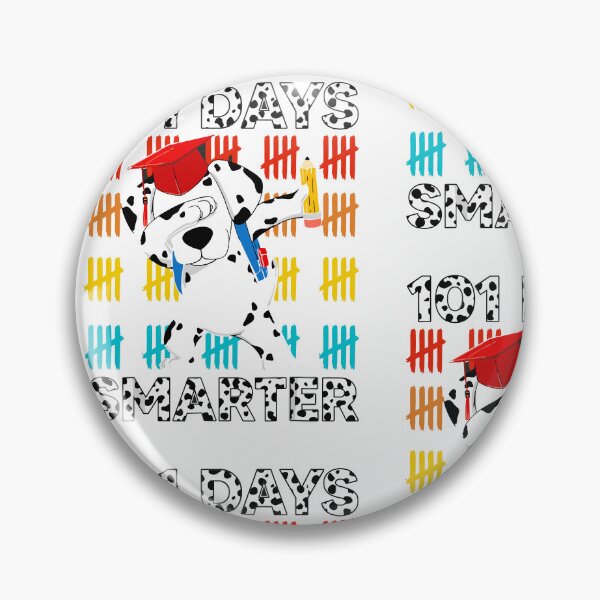 Item preview, Happy 101 Days Smarter Cute Dog Teacher Kids School Vintage designed and sold by roboartpixel.