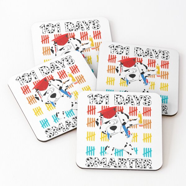 Item preview, Happy 101 Days Smarter Cute Dog Teacher Kids School Vintage designed and sold by roboartpixel.