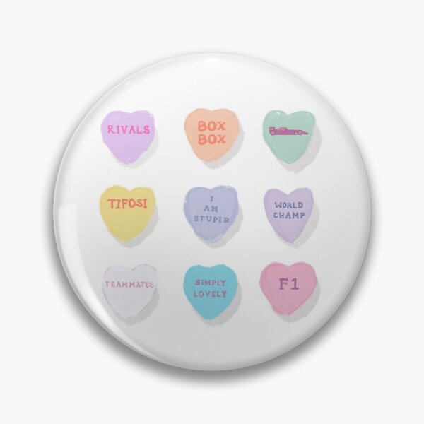 Item preview, F1 Conversation Hearts  designed and sold by themissingmango.