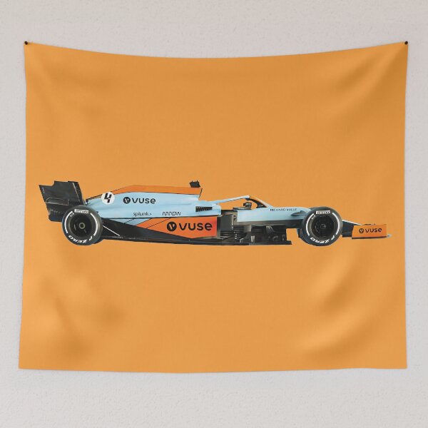 Item preview, F1 Team 2021 car MCL35M Norris Ricciardo McLarenF1 Monaco Special Livery designed and sold by FormulaGTee1.