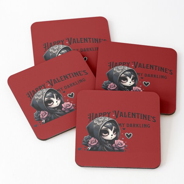 Item preview, Skeleton Goth: Happy Valentine's My Darling, err.. Darkling designed and sold by eatmorvelopator.