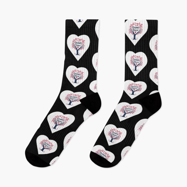 Item preview, Love Grows Here Heart - Love Valentine's Day Lover Couple Cute Funny designed and sold by TheRealmWithin.