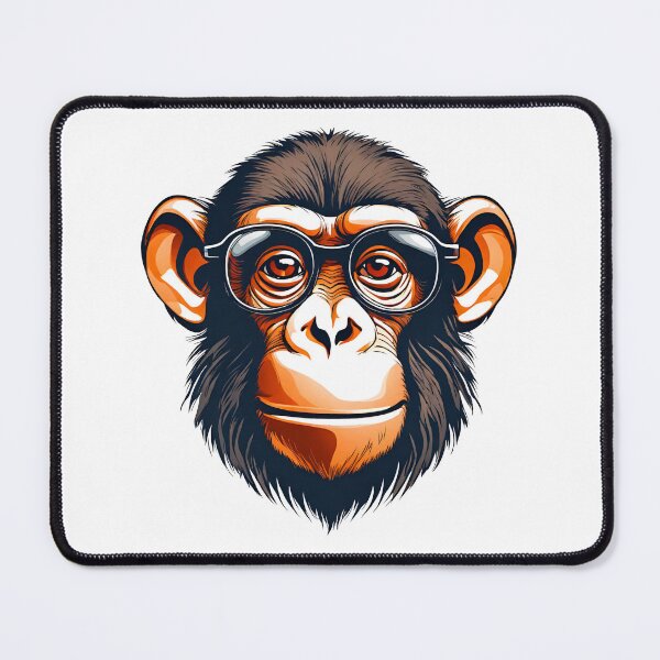 Item preview, Comic Ape with Glasses designed and sold by Tom-Johnson.
