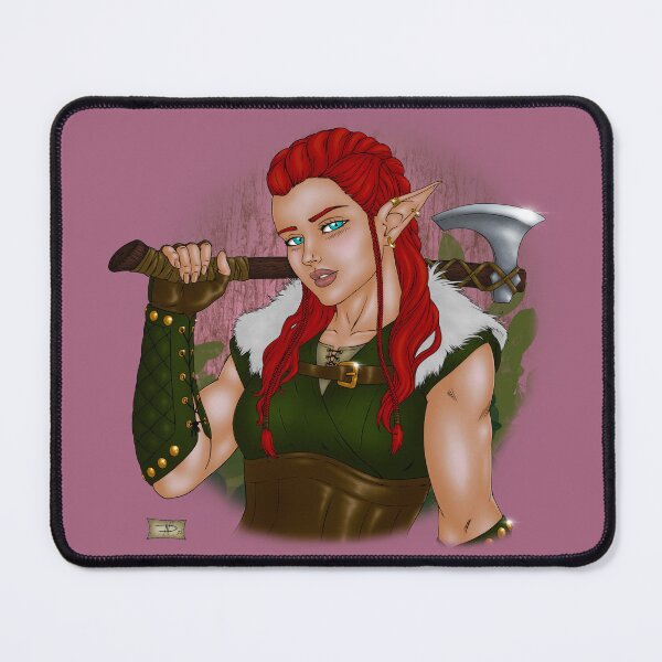 Item preview, Wood Elf Warrior (Brown & Green) designed and sold by DavidNeffArt.
