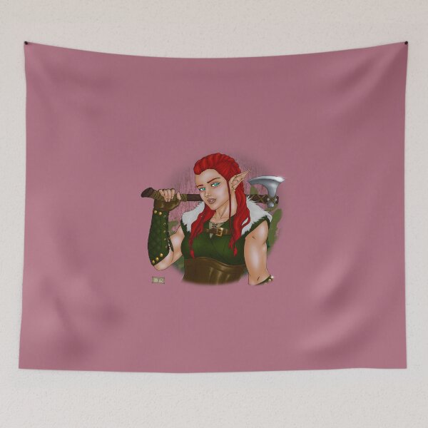 Item preview, Wood Elf Warrior (Brown & Green) designed and sold by DavidNeffArt.