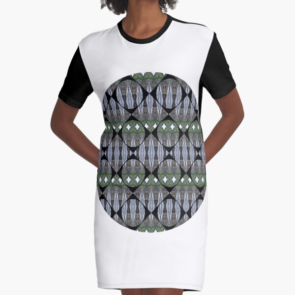 Schema, chart, proportion, adequacy, symmetry, fashionable, trendy, stylish Graphic T-Shirt Dress