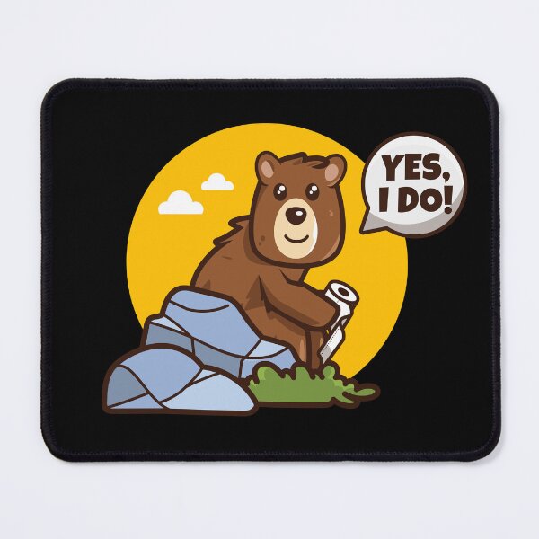 Item preview, Does a bear poo in the woods? Just ask it. designed and sold by messy-nessie.