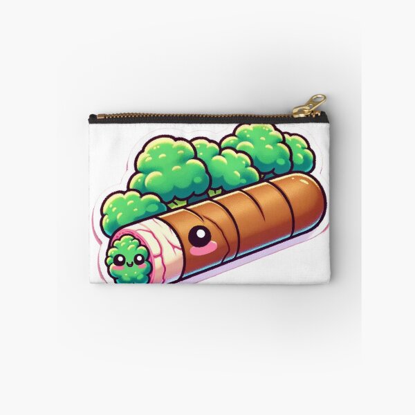 Item preview, Broccoli Blunt Chibi designed and sold by StonerAlienShop.