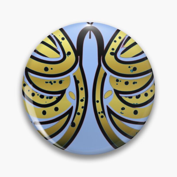 Item preview, Winged Elegance: The Golden Butterfly designed and sold by carlosxd.