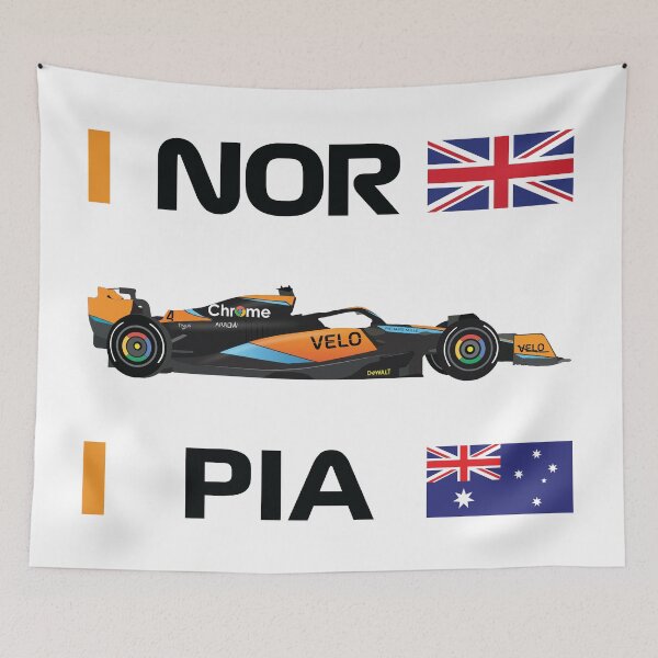 Item preview, McLaren F1 Team 2023 Oscar Piastri Norris MCL60 designed and sold by FormulaGTee1.