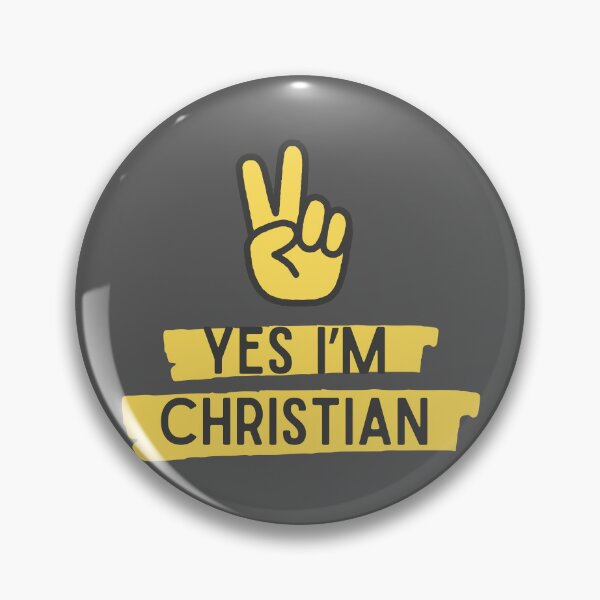Item preview, Yes, I'm christian - Christian quote designed and sold by vinxChosen.