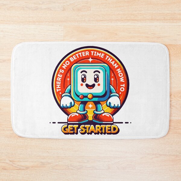 Item preview, Get Started Motivational Robot designed and sold by Designowner.