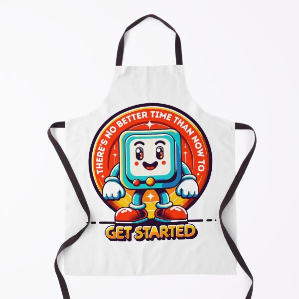 Item preview, Get Started Motivational Robot designed and sold by Designowner.
