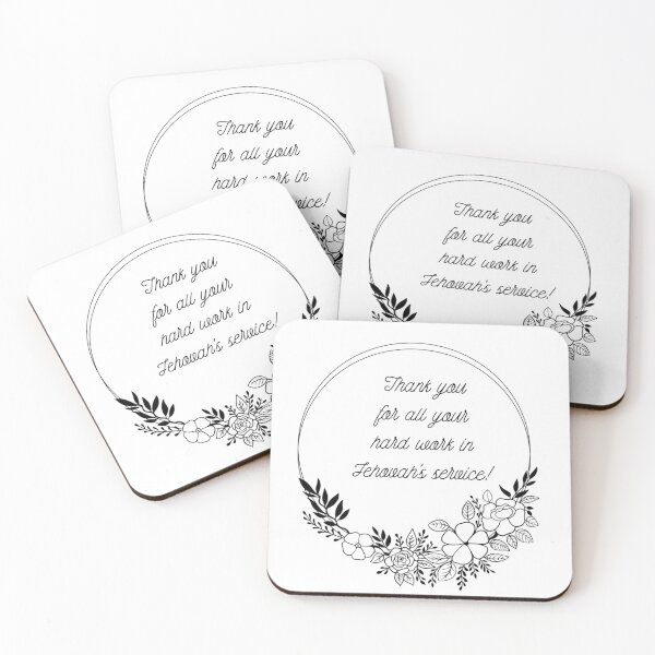 Item preview, Thank You for All Your Hard Work in Jehovah's Service! JW Service Appreciation designed and sold by Kishaprints.