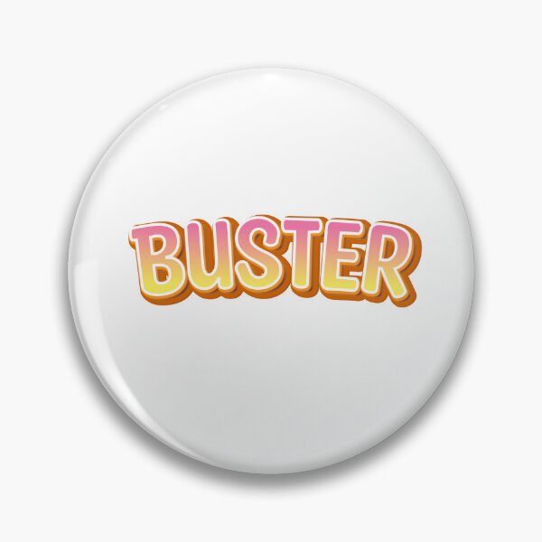 Artikelvorschau, BUSTER-Textaufkleber entworfen und verkauft von Sticktle.