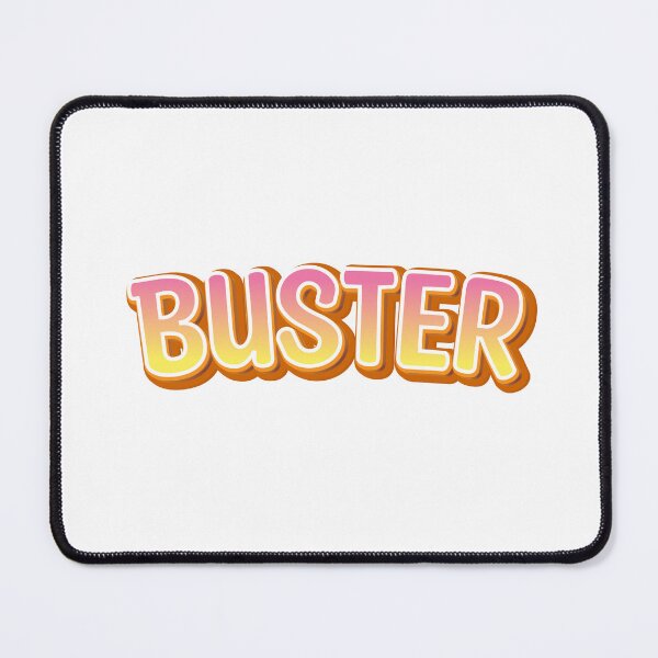 Item preview, BUSTER text sticker designed and sold by Sticktle.