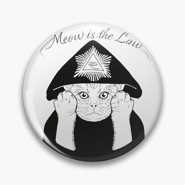 Item preview, Meow is the Law designed and sold by HauntingAppeal.