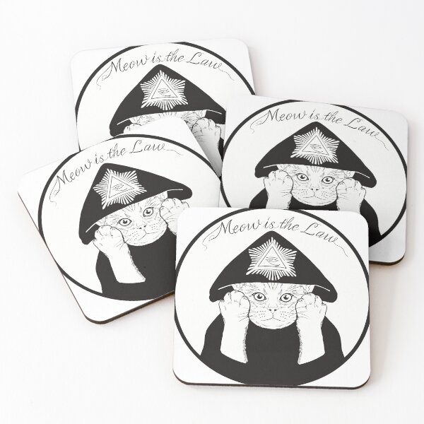 Item preview, Meow is the Law designed and sold by HauntingAppeal.
