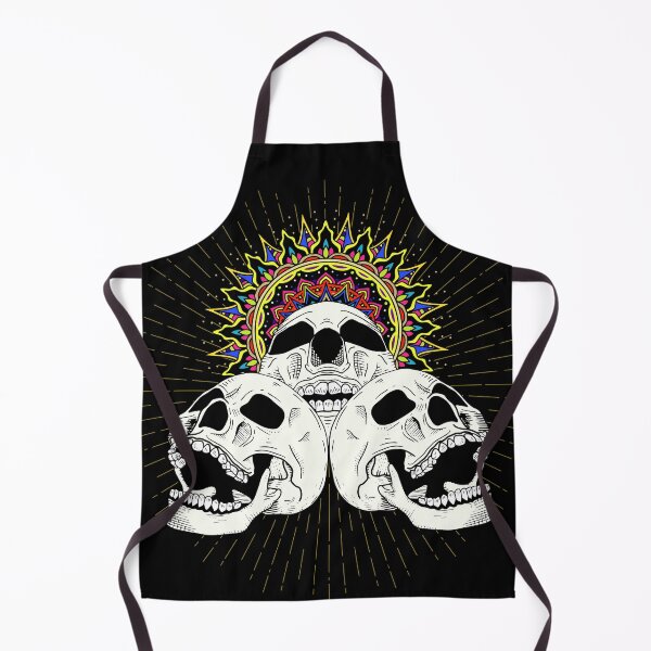 Item preview, Three Skulls with Mandala in color designed and sold by WilliamSRamsey.