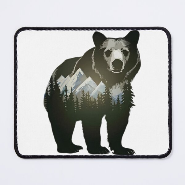 Item preview, Brown Grizzly Bear Tribal Spirit designed and sold by PlanetMarker.