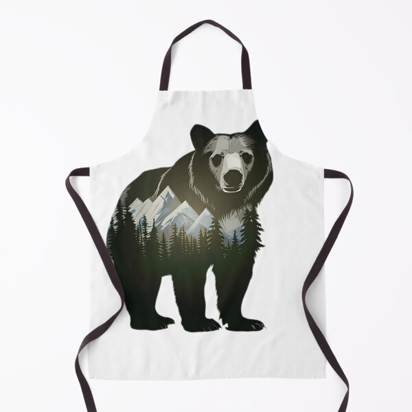 Item preview, Brown Grizzly Bear Tribal Spirit designed and sold by PlanetMarker.