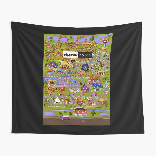 Theme Park Tycoon Tapestries Redbubble - gamingwithjen water park tycoon roblox