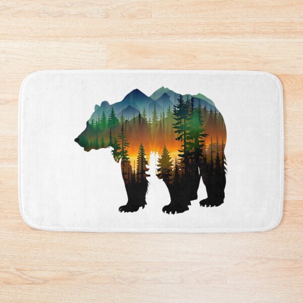 Item preview, Brown Grizzly Bear Tribal Spirit designed and sold by PlanetMarker.