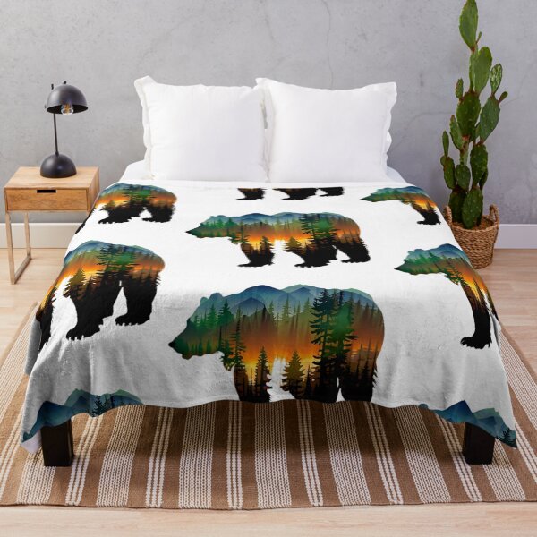 Item preview, Brown Grizzly Bear Tribal Spirit designed and sold by PlanetMarker.
