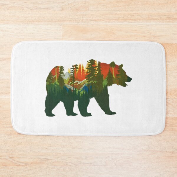 Item preview, Brown Grizzly Bear Tribal Spirit designed and sold by PlanetMarker.