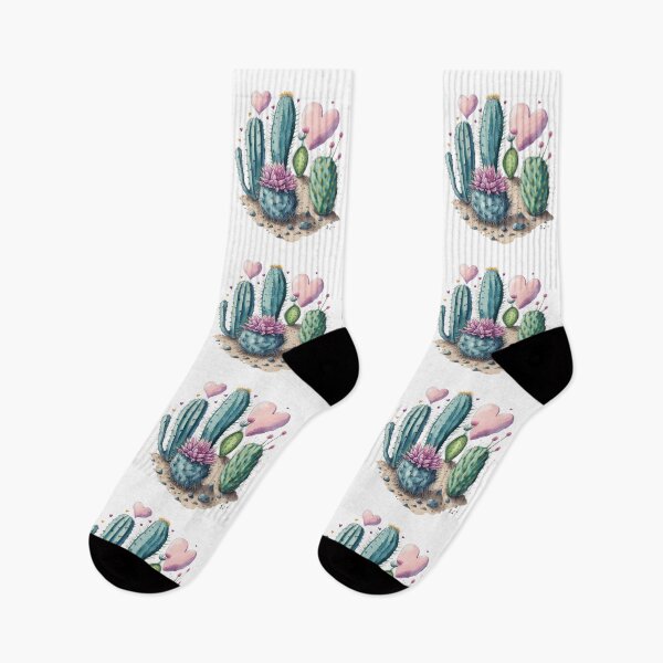 Item preview, Pequeños cactus divertidos de diferentes formas con lindos corazones. designed and sold by SaraSumi.