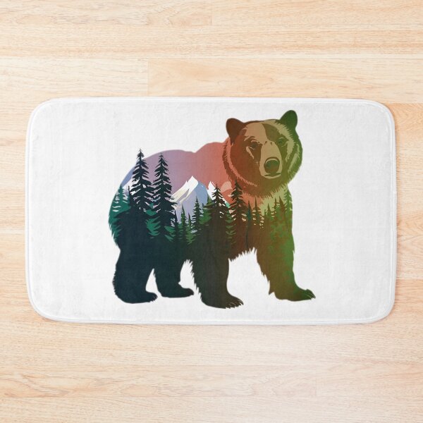 Item preview, Brown Grizzly Bear Tribal Spirit designed and sold by PlanetMarker.