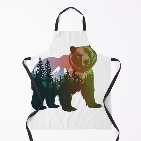 Item preview, Brown Grizzly Bear Tribal Spirit designed and sold by PlanetMarker.