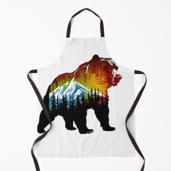 Item preview, Brown Grizzly Bear Tribal Spirit designed and sold by PlanetMarker.