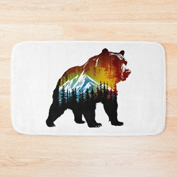 Item preview, Brown Grizzly Bear Tribal Spirit designed and sold by PlanetMarker.