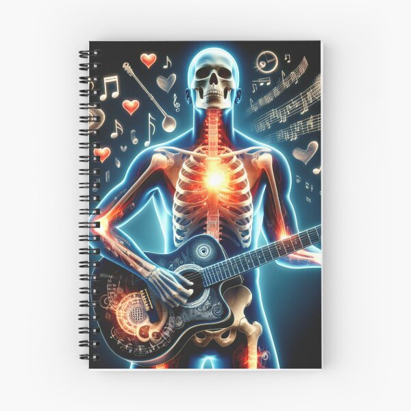 Item preview, X-Ray of A Guitar Player's Internal Beauty While Playing designed and sold by HippieFarms11.